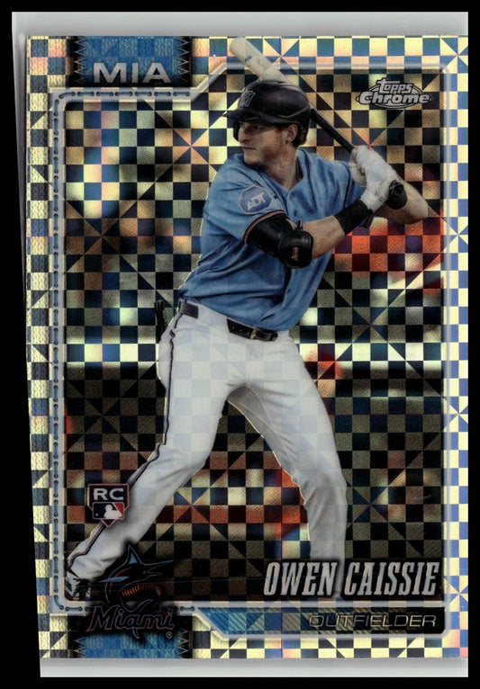 2026 Topps Chrome #115 Owen Caissie X-Fractors