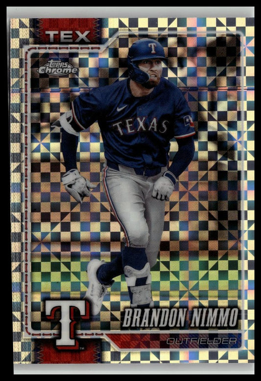 2026 Topps Chrome #101 Brandon Nimmo X-Fractors