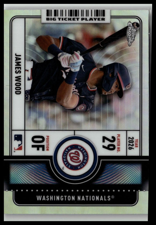 2026 Topps Chrome #BTP-15 James Wood Big Ticket Players
