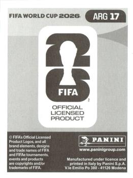 2026 Panini FIFA World Cup Stickers Lionel Messi #ARG17 Argentina
