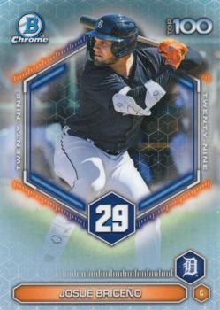 2026 Bowman Josue Briceño Bowman Scouts' Top 100 #BTP-29 Detroit Tigers