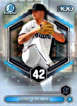 2026 Bowman Robby Snelling Bowman Scouts' Top 100 #BTP-42 Miami Marlins
