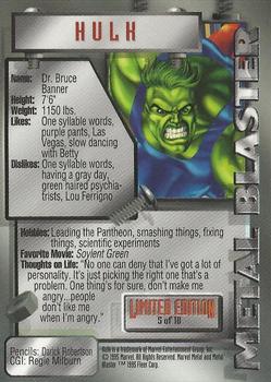 1995 Metal Marvel #5 Hulk Metal Blasters